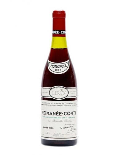 Romanée Conti Domaine Romanee-Conti 1986